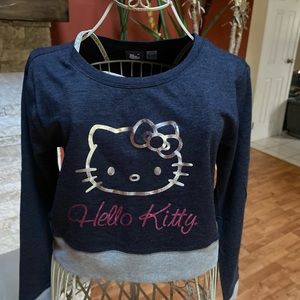 Sanrio Hello Kitty Long Sleeve Cropped Sweater